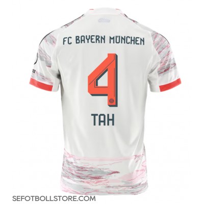 Bayern Munich Jonathan Tah #4 Replika Bortatröja 2025-26 Kortärmad Bayern Munich Jonathan Tah #4 Replika Bortatröja 2025-26 Kortärmad